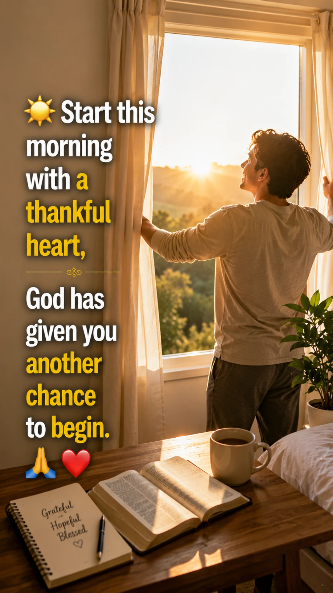 God motivational quotes for morning, new beginnings, daily hope, and faith