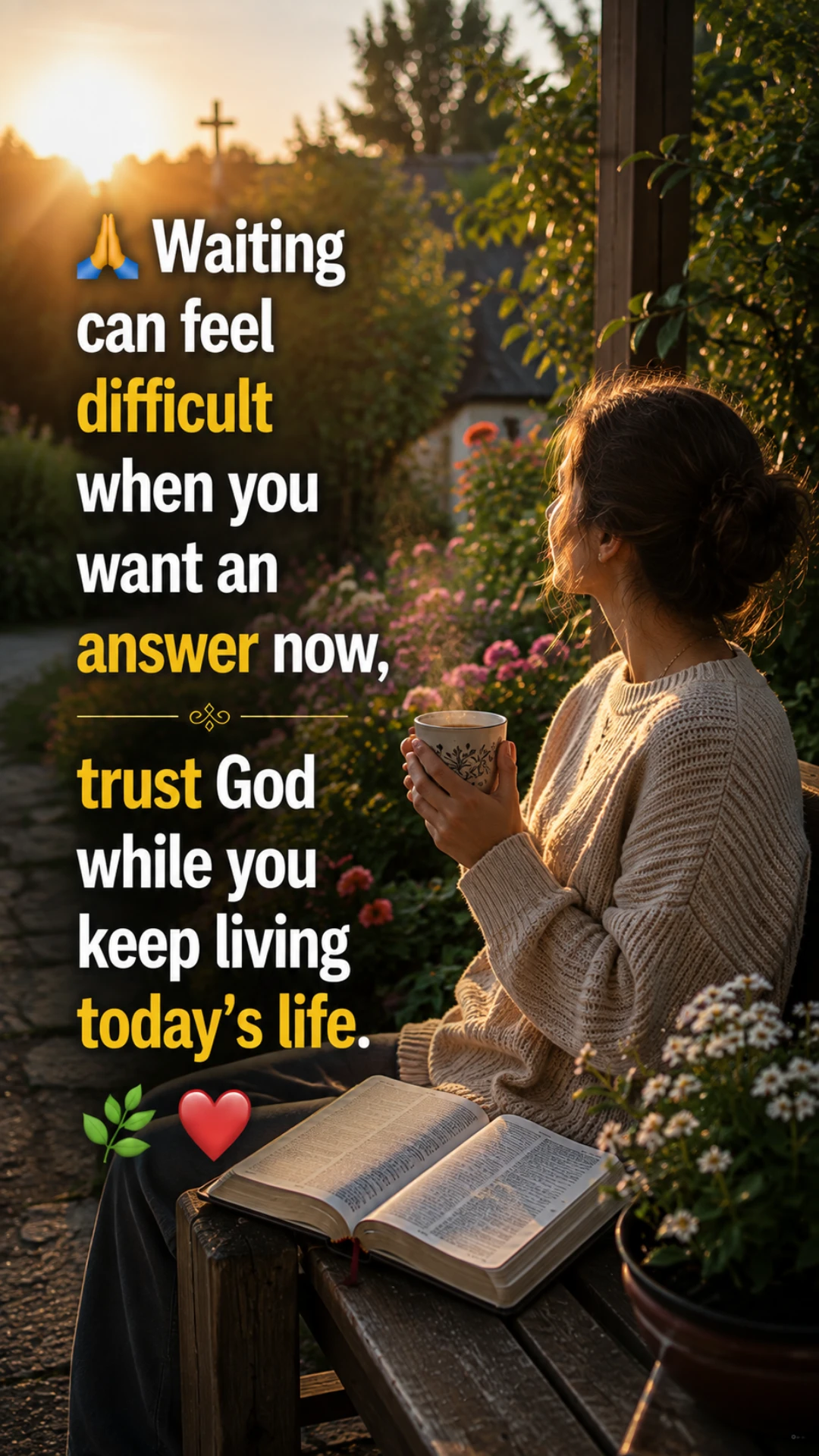 God motivational quotes about patience, waiting, trust, and prayer